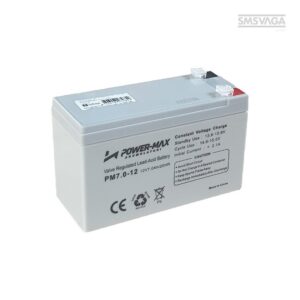 Akumulator AGM 12 V / 7 Ah — Power-Max | SMSVAGA